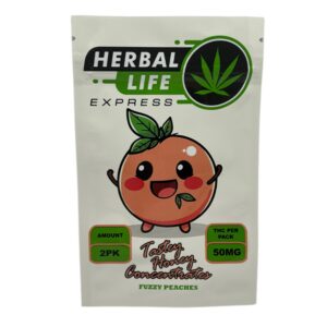 Tasty Honey Concentrates - 50mg 2pk THC Fuzzy Peaches