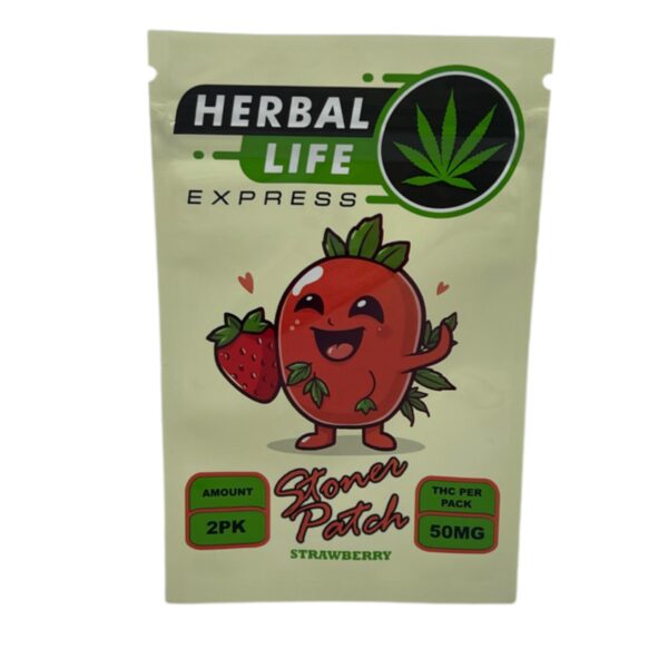 Stoner Patch - 2pk 50MG THC Strawberries