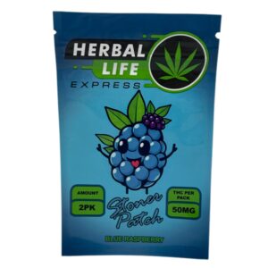 Stoner Patch - 2pk 50MG THC Blue Raspberry
