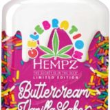 HEMPZ Body Lotion - Buttercream Cake Limited Edition Mini Daily Moisturizing Cream, Shea Butter, Agave, Rice & Oat Hand Cream - Skin Care Products, Hemp Seed Oil - Travel Size 2.25 Fl Oz
