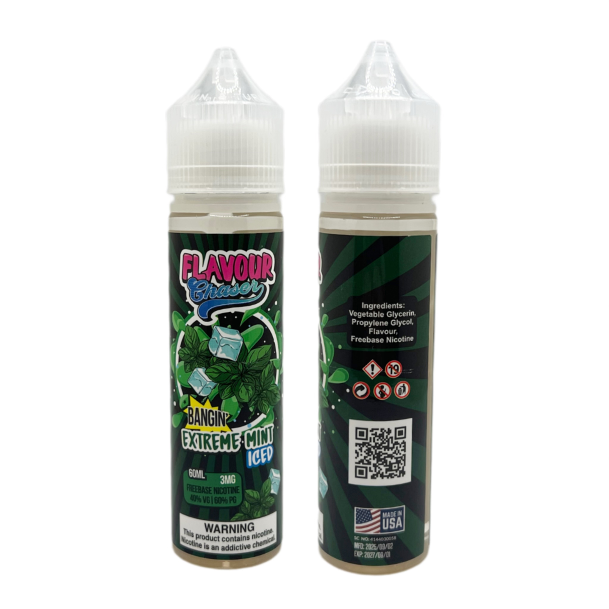 D383EA10-83EC-4E06-BF71-B9486519C192 Flavour Chasers Nicotine E Juice 60ML/3MG - Image 1